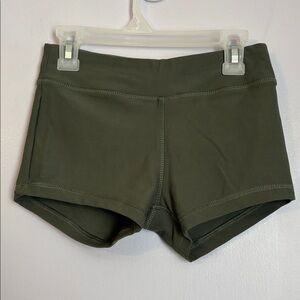 Honeycut Green Cheeky Booty Athletic Shorts size XS